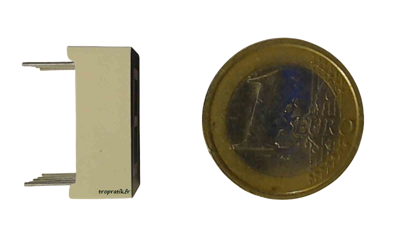 Afficheur 7 segments 5161BS vu de côté