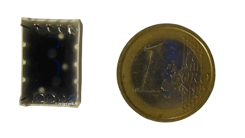 Afficheur 7 segments 5161BS vu de dos