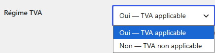 Régime TVA de l'émetteur