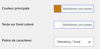 Définition de la charte graphique de la facture